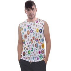  Background Chromatic Colorful Men s Regular Tank Top by artworkshop