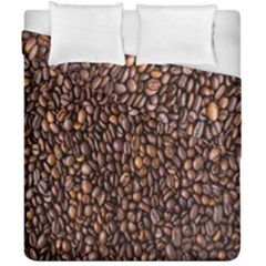 Coffee Beans Food Texture Duvet Cover Double Side (california King Size)