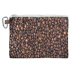 Coffee Beans Food Texture Canvas Cosmetic Bag (xl) by artworkshop