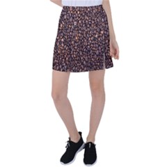 Coffee Beans Food Texture Tennis Skirt by artworkshop