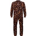Coffee Beans Food Texture OnePiece Jumpsuit (Men) View2