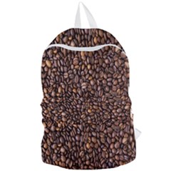 Coffee Beans Food Texture Foldable Lightweight Backpack by artworkshop