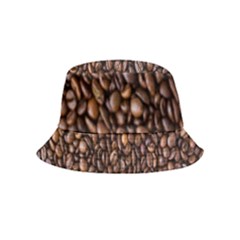 Coffee Beans Food Texture Inside Out Bucket Hat (kids) by artworkshop