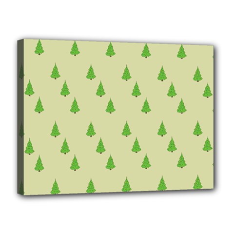 Christmas Wrapping Paper  Canvas 16  X 12  (stretched) by artworkshop