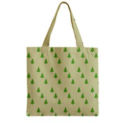 Christmas Wrapping Paper  Zipper Grocery Tote Bag by artworkshop
