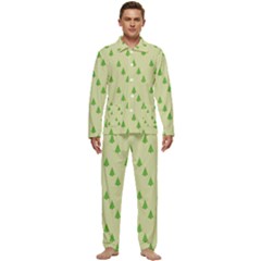 Christmas Wrapping Paper  Men s Long Sleeve Velvet Pocket Pajamas Set by artworkshop