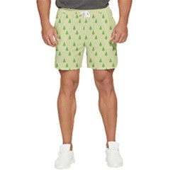 Christmas Wrapping Paper  Men s Runner Shorts by artworkshop