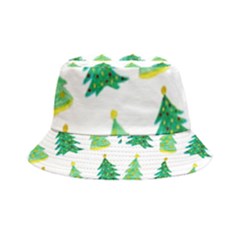 Christmas Trees Watercolor Decoration Inside Out Bucket Hat by artworkshop