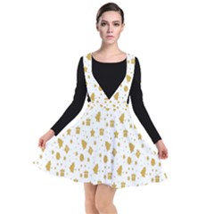 Christmas Ornaments Plunge Pinafore Dress