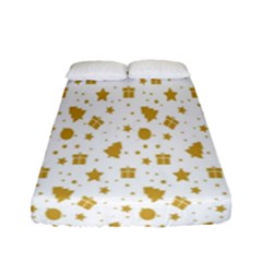 Christmas Ornaments Fitted Sheet (full/ Double Size) by artworkshop