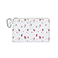 Christmas Background Wrapping Canvas Cosmetic Bag (small) by artworkshop