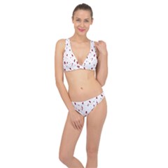 Christmas Background Wrapping Classic Banded Bikini Set  by artworkshop