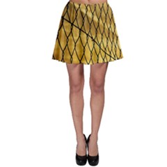 Chain Link Fence  Skater Skirt by artworkshop