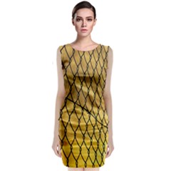 Chain Link Fence  Classic Sleeveless Midi Dress