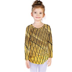 Chain Link Fence  Kids  Long Sleeve Tee