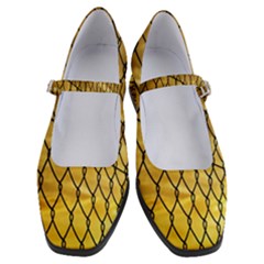 Chain Link Fence  Women s Mary Jane Shoes by artworkshop