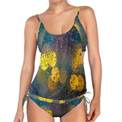 Bokeh Raindrops Window  Tankini Set by artworkshop