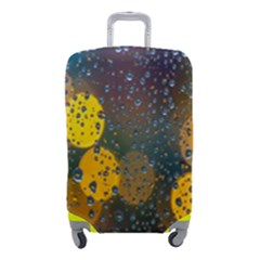 Bokeh Raindrops Window  Luggage Cover (small) by artworkshop