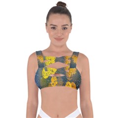 Bokeh Raindrops Window  Bandaged Up Bikini Top by artworkshop