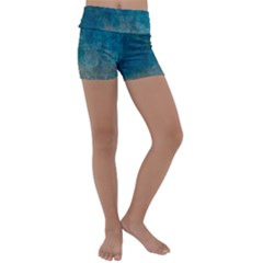  Pattern Design Texture Kids  Lightweight Velour Yoga Shorts by artworkshop