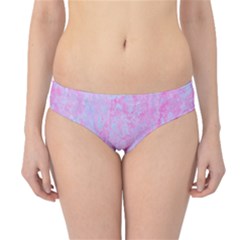  Texture Pink Light Blue Hipster Bikini Bottoms by artworkshop