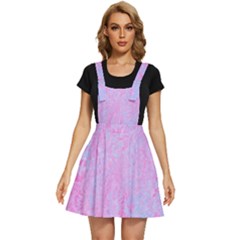  Texture Pink Light Blue Apron Dress