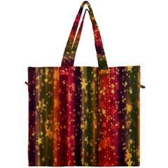 Background Stars Pattern Wallpaper Christmas Canvas Travel Bag by artworkshop