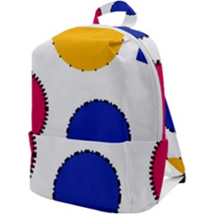 Circles Zip Up Backpack by nateshop