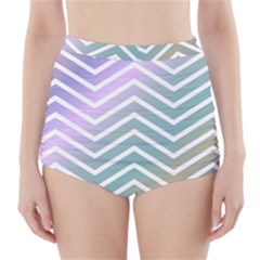 Zigzag-maves High-waisted Bikini Bottoms by nateshop