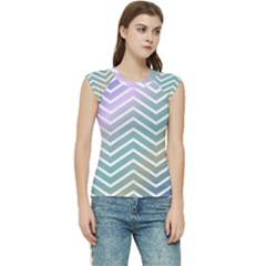 Zigzag-maves Women s Raglan Cap Sleeve Tee