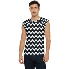 Wave-black White Men s Raglan Cap Sleeve Tee