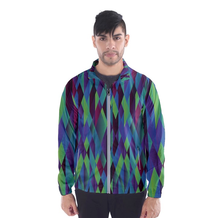 Geometric Men s Windbreaker