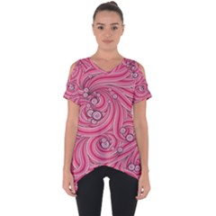 Pattern-dsign Cut Out Side Drop Tee by nateshop