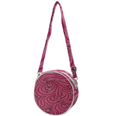 Pattern-dsign Crossbody Circle Bag