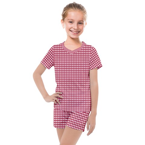 Red-box Kids  Mesh Tee And Shorts Set by nateshop