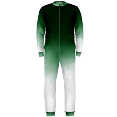 Watercolor-green White Onepiece Jumpsuit (men) by nateshop