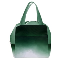 Watercolor-green White Boxy Hand Bag by nateshop