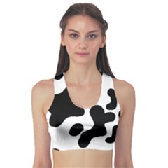 Cow Pattern Sports Bra