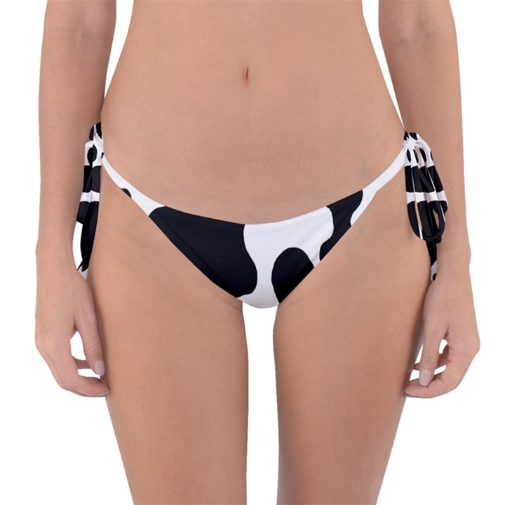Cow Pattern Reversible Bikini Bottom