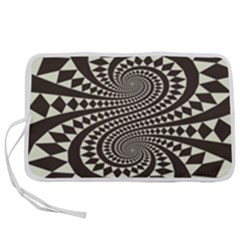 Retro-form-shape-abstract Pen Storage Case (m) by Jancukart
