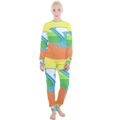 Waves-beach-sun-sea-water-sky Women s Lounge Set