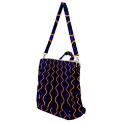 Pattern Abstract Wallpaper Waves Crossbody Backpack
