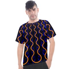 Pattern Abstract Wallpaper Waves Men s Sport Top by Jancukart