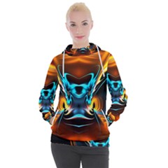 Duck-crazy-duck-abstract Women s Hooded Pullover