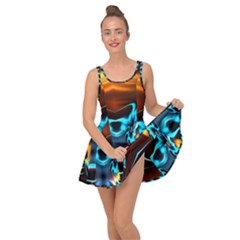 Duck-crazy-duck-abstract Inside Out Casual Dress