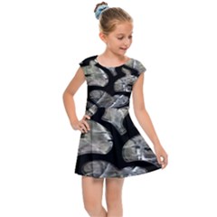 Black Love Browning Deer Camo Kids  Cap Sleeve Dress