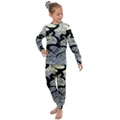 Black Love Browning Deer Camo Kids  Long Sleeve Set 