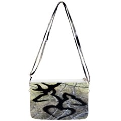 Black Love Browning Deer Camo Double Gusset Crossbody Bag