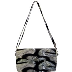 Black Love Browning Deer Camo Removable Strap Clutch Bag