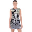 Black Love Browning Deer Camo Lace Up Front Bodycon Dress View1